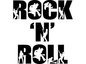 Veggklistremerker - Rock and Roll
