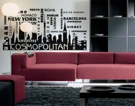 Vinil Decorativo - Cidades do Mundo