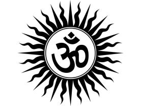 Muurstickers - Om Symbool