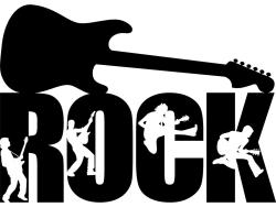 Muurstickers - Rock and Roll