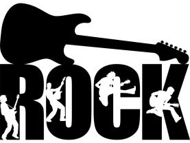 Vægklistermærker - Rock and Roll