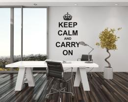 Adesivi Murali - Keep Calm And Carry On