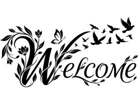 Adesivi Murali - Welcome – Arte Decorativa Da Parete