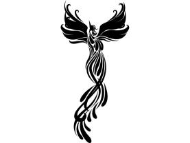 Wandtattoos - Adler Phönix