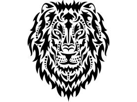 Vinilos Decorativos - León Tribal