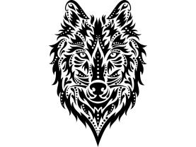Stickers Muraux - Loup