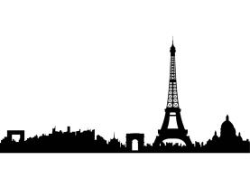 Veggklistremerker - Paris