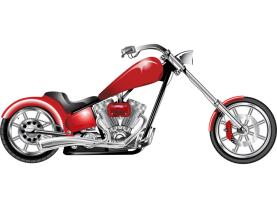 Stickers Muraux - Moto