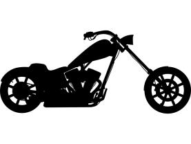 Wandtattoos - Motorrad