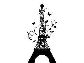 Vinil Decorativo - Torre Eiffel