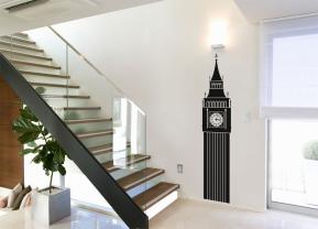 Vægklistermærker - Big Ben Ur