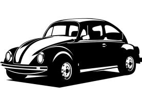 Vægklistermærker - VW Boblen