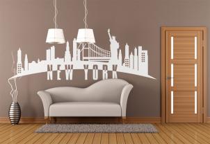 Vinil Decorativo - Nova York Silhueta